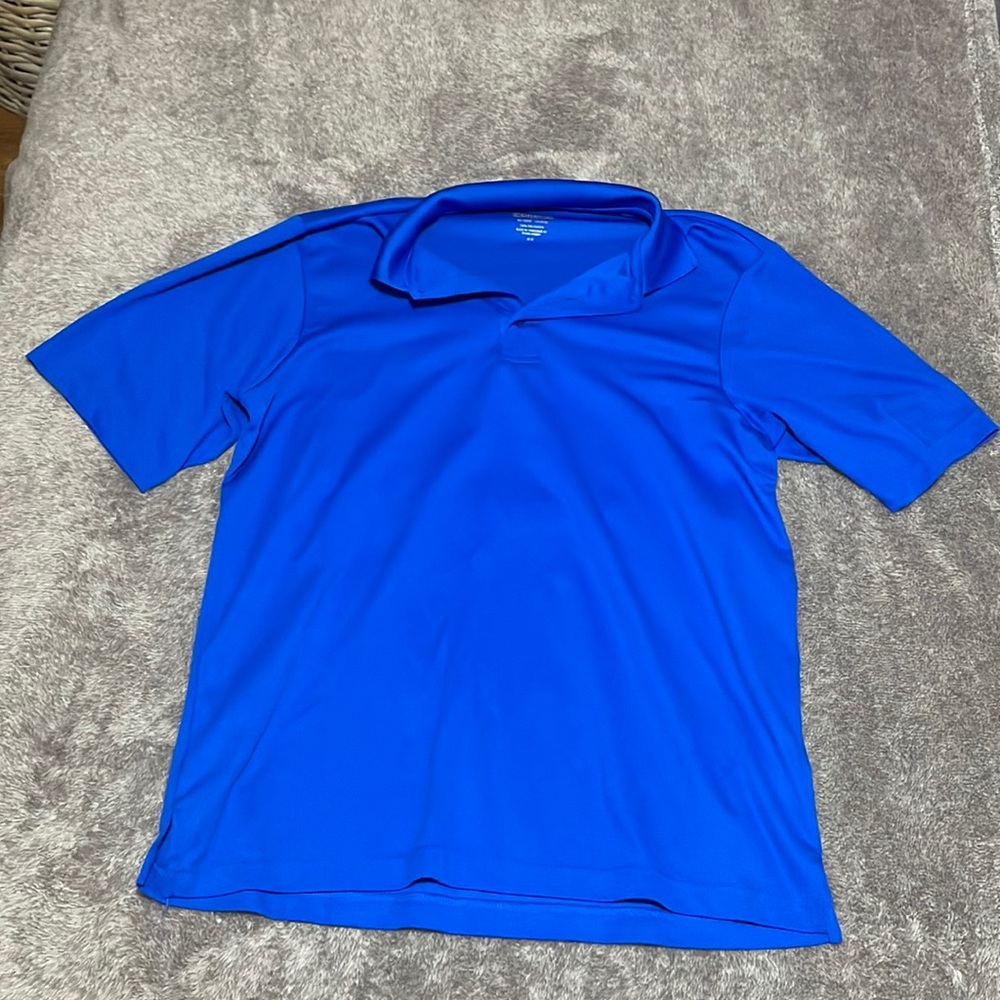 Blue men’s polo